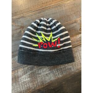 POW Little Boys Hat Size 2T-5T Fleece Lined Beanie Winter Hat Super Hero